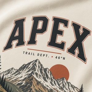Apex Trail Dept Mountain Road Car Print T-shirt à manches courtes pour hommes, coupe régulière, col rond, jersey décontracté en coton - Product Image 3