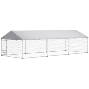 Cuccia per Animali Domestici da Interno per Razze Medie, Gabbia per Cani in Metallo Solido con Tetto in Acciaio - Product Image 2