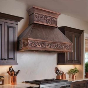Campana Extractora de Cobre de Primera Clase, Diseñada con Construcción de Cobre de Alta Calidad, Ventilación Elegante para Cocina, Decoración Excepcional - Product Image 1