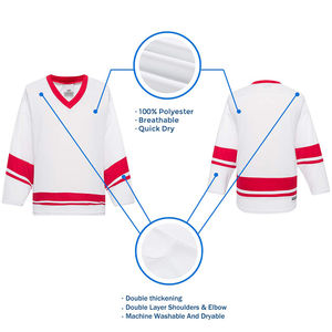 Nouveauté en différentes couleurs, uniforme de hockey sur glace, créez votre propre maillot de hockey sur glace, maillot de hockey sur glace à bas prix - Product Image 5