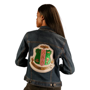 Green Pink and Gold Sequin Embroidery Shield Patch Large Decorative Applique <b>Badge</b> for Jackets Denim Backpacks and Hoodies - Product Image 1