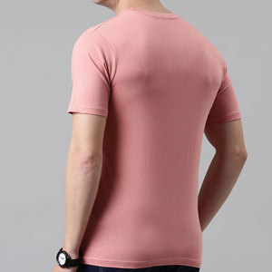Camiseta de Algodón para Hombre al por Mayor |   Impresión única en el borde lateral |   Jersey de Cuello Redondo Transpirable de Alta Calidad y Corte Regular |   Envío Inmediato - Product Image 2