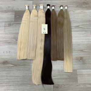 Extensions de cheveux vierges doublement dessinées vietnamiennes en gros de haute qualité blond droit à noir vagues naturelles profondes en vrac - Product Image 3