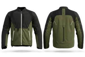 100% High Quality Corduroy Motorcycle Jacket with Water-Resistant Fabric and Protective Gear Full Body Custom Motorbike Jackets - Product Image 2