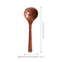 Grande cuillère de cuisine en bois, ustensile de cuisine en bois fait main, cuillère de service rustique, cuillère en bois naturel, cadeau pour cuisine champêtre