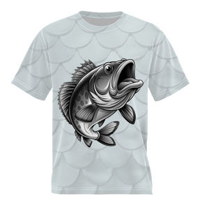 Chemise de pêche respirante de haute qualité personnalisée, protection UV, séchage rapide, légère, UPF 50+, respirante, anti-UV, t-shirt de sport pour pêcheurs - Product Image 3