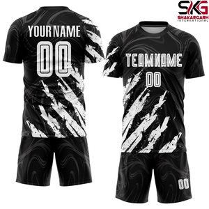 Conjunto de Uniforme de Fútbol Sublimado Personalizado, Transpirable, de Secado Rápido, Manga Corta, con Nombre del Equipo y Logotipo, Unisex - Product Image 5
