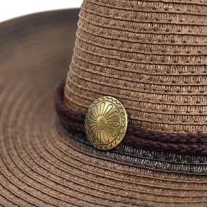 Stylish <b>Straw</b> <b>Hat</b> Lightweight Breathable Summer Beach Outdoor Vacation Fashion Accessory Wholesale - Product Image 3