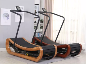 जिम उपकरण वाणिज्यिक लकड़ी एयर ट्रेडमिल गैर-संचालित मैनुअल घुमावदार ट्रेडमिल - Product Image 3