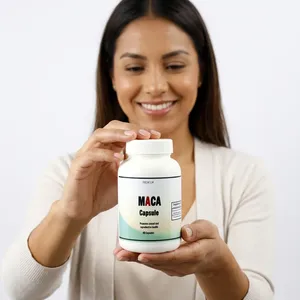 แคปซูลรากมาคา (Lepidium Meyenii) สำหรับผู้ใหญ่ เสริมสร้างภูมิคุ้มกัน ได้รับการรับรองมาตรฐาน ISO อายุการเก็บรักษา 24 เดือน ผงสีเหลืองอ่อน มาคา - Product Image 3