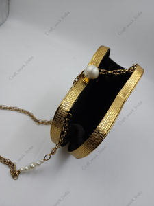 Pochette de soirée de luxe en nacre en forme de cœur, artisanale indienne, pour mariée, cadeau pour elle - Product Image 4