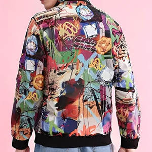 Chaqueta Estampada para Hombre, Estilo Casual, Ligera y Cómoda, para Otoño e Invierno, Uso Diario - Product Image 2