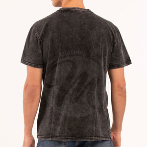 Camiseta de Hombre con Logotipo Personalizado, Lavado Ácido, Mejor Precio, Color Personalizado, Hecha en Pakistán - Product Image 4