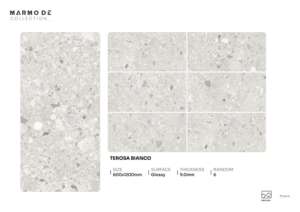 Carreaux de porcelaine brillants de qualité supérieure, format grand carrelage 600x1200, pour sols et murs, décoration intérieure. - Product Image 3