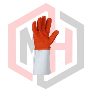 ถุงมือเชื่อมทนความร้อนสูง ป้องกันเต็มแขน ทนไฟ เสริมใยพารา-อะรามิด คาร์บอนไฟเบอร์ หนา 7 มม. ถุงมือนิรภัย - Product Image 3