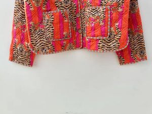 Handmade Indigo Print Quilted <b>Jacket</b>, Boho Kimono Style Coat - Product Image 3