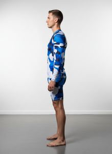 Custom Surf BJJ Rash Guard Men's Long Sleeve <b>Compression</b> <b>Shirt</b> Wholesale Sun Protection Clothing Sublimated Rashguard for Adults - Product Image 3