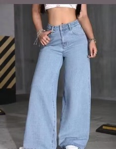 Women's Panelled Coated Waxed Cotton Denim Embroidered Printed Sequin Embellished <b>Boot</b> Cut Knee Length Eco-Friendly Jeans - Product Image 1