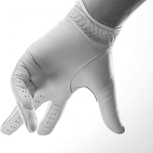 ถุงมือกอล์ฟคุณภาพสูงแบบใหม่ ระบายอากาศได้ดี ผลิตตามสั่ง ใช้ได้ทุกสภาพอากาศ ทำจากหนัง Cabretta สำหรับเล่นกีฬา สวมใส่สบาย ทนทานต่อการใช้งาน - Product Image 2