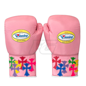 ถุงมือชกมวยหนังวัวแท้คุณภาพสูงจาก Winning Boxing Gloves Global Supply แบบผูกเชือก แห้งเร็ว เหมาะสำหรับฝึกซ้อมและแข่งขัน ผลิตเพื่อการส่งออก - Product Image 6