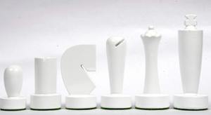 Piezas de ajedrez Berliner de alta calidad en madera de boj amarilla y blanca, altura del rey de 3.7 cm, al mejor precio. - Product Image 6