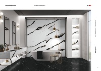 Azulejos de Porcelana Matt Tech de Lujo 600x1200mm, Ladrillo Refractario para Paredes Interiores de Villas - Aspecto Sofisticado y Elegante