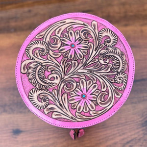 Elegante caja de almacenamiento de cosméticos de maquillaje, caja de maquillaje hecha a mano de cuero, caja organizadora de baño de tocador de gran oferta de nuevo diseño - Product Image 3