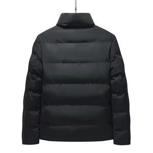 Veste matelassée en toile d'extérieur de qualité supérieure, imperméable, respirante, épaisse, à capuche, tricotée avec logo personnalisé, fermeture éclair sur le devant - Product Image 2