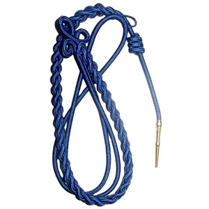 Aiguillettes d'uniforme à prix d'usine, cordons d'épaule de qualité supérieure, vente en gros d'aiguillettes de différentes couleurs - Product Image 1