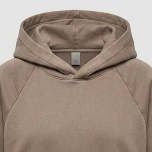 Nouveau sweat-shirt à capuche pour femme avec logo personnalisé, couleur unie, en molleton de coton, décontracté, pour l'automne, avec poche, longueur standard - Product Image 4
