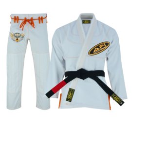 Kimono de Jiu-Jitsu AFI bleu avec logo personnalisé, en polyester, doublure en coton, unisexe, pour l'entraînement de Jiu-Jitsu et de MMA - Product Image 5