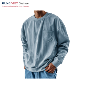 Camiseta de manga larga Boxy hasta la cadera Mocha Mousse Gorpcore Outdoor - Product Image 1