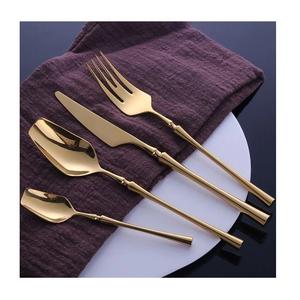 Juego de cubiertos de latón de lujo para bodas, fiestas y eventos en el hogar, apto para lavavajillas, disponible en stock. - Product Image 5