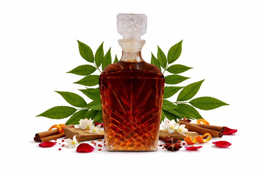 สีส้มและสีน้ำตาลอ่อน