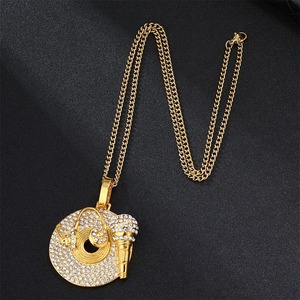 Joyería Hip Hop de Oro 18K y Plata con Moissanita, Colgante de Músico y Cantante para Hombre, Calidad Premium para Fiestas - Product Image 3