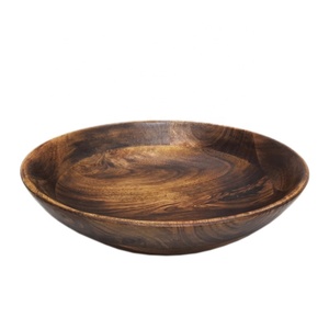 ชามกลมลายไม้มะม่วงสีครีมธรรมชาติ สำหรับเสิร์ฟสลัด จำหน่ายจำนวนมาก เหมาะสำหรับใช้ในบ้าน ร้านอาหาร บรรจุภัณฑ์แบบกล่อง - Product Image 5