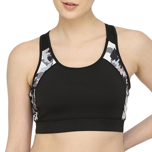 Women's Camouflage Print Racerback Sports Bra Medium <b>Support</b> Fitness Yoga Workout Activewear <b>Crop</b> <b>Top</b> New Arrival Sports Bra - Product Image 1