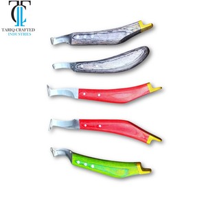 Farrier Hoof Knife Stainless Steel Curved <b>Edge</b> Horse Hoof Care <b>Tool</b> Professional Farrier Equipment - Product Image 2