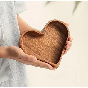 Polish Acacia Tray For Serving Tea Snacks Home Office Use Tableware Decorative Trays Irregular Shape Handmade Wooden Trays 2026 - Product Image 6