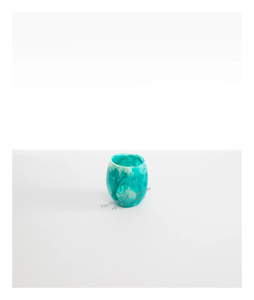 Verre à boisson en résine époxy au design le plus récent, verre personnalisé en résine, verre à vin et à café en résine époxy avec points de paillettes en relief - Product Image 6