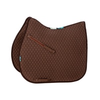Tapis de selle d'équitation en cuir respirant et confortable, matelassé, tout usage, en coton écologique, à faible MOQ, pour le dressage et le saut d'obstacles