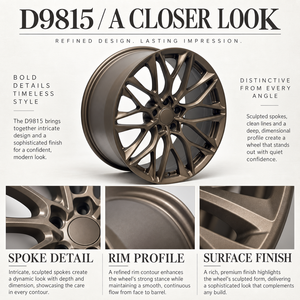 <span class=keywords><strong>ล้อ</strong></span>ฟอร์จสีบรอนซ์ด้านแบบ 10 ก้าน ลาย Y Mesh ขนาด 18 19 20 นิ้ว 5x114.3 5x120 สำหรับรถยนต์ Tesla Model 3 Model Y EVs น้ำหนักเบา - Product Image 5