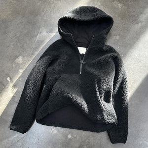 Custom Design Winter Digital Print Quick Dry Pullover Full Fleece Zip-Up High Quality Vintage 500GSM Heavyweight 100% Men's - Product Image 3