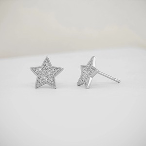 Pendientes de Diamantes Cultivados en Laboratorio, Oro Sólido de 14K, Regalo de Aniversario para Mujer, 52 Piedras Engastadas, Joyería Minimalista - Product Image 5