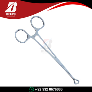 Pinces chirurgicales Foerster pour éponges, en acier inoxydable, à anneau, instrument médical - Product Image 4