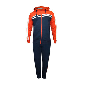 Ensemble de survêtement pour homme, couleur bordeaux, à capuche, manches longues, couleur unie, décontracté, respirant, léger, polyester, design sportif 2 en 1, automne - Product Image 2
