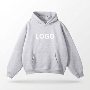 Sudadera con Capucha Personalizada de Alta Calidad para Hombre, Sudadera Lisa de Gran Tamaño, de Felpa de Poliéster y Algodón, Unisex, al por Mayor, Sudadera Corta - Product Image 2