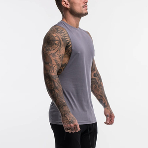 Débardeur de sport décontracté extensible en coton et élasthanne, écologique, séchage rapide, sans manches, pour entraînement, OEM, marque privée - Product Image 2