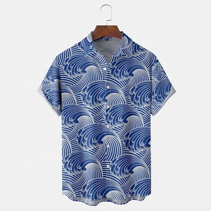 T-shirt Hawaïen Décontracté pour Homme – Anti-Plis, Écologique, Respirant, Haute Qualité, Logo/Couleurs Personnalisables - Product Image 4