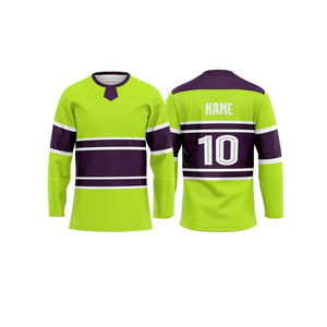 Camiseta de Hockey sobre Hielo Unisex para Adultos, Impresión Digital en Blanco, 100% Poliéster, 180g, Nombre del Equipo Personalizado, Último Modelo Deportivo de Alta Calidad - Product Image 3